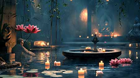 minervewebstudio_hot_spring_with_candles_lotus_flowers_and_a__77383a5b-057a-4b1b-bb1c-063292c519ef_3